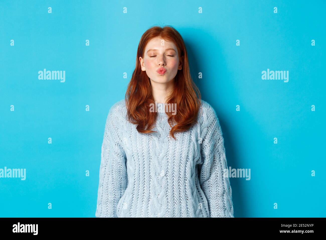 Rendering Anime Teenager Girl Red Hair Isolated White Background Stock  Photo by ©PhotosVac 414262130