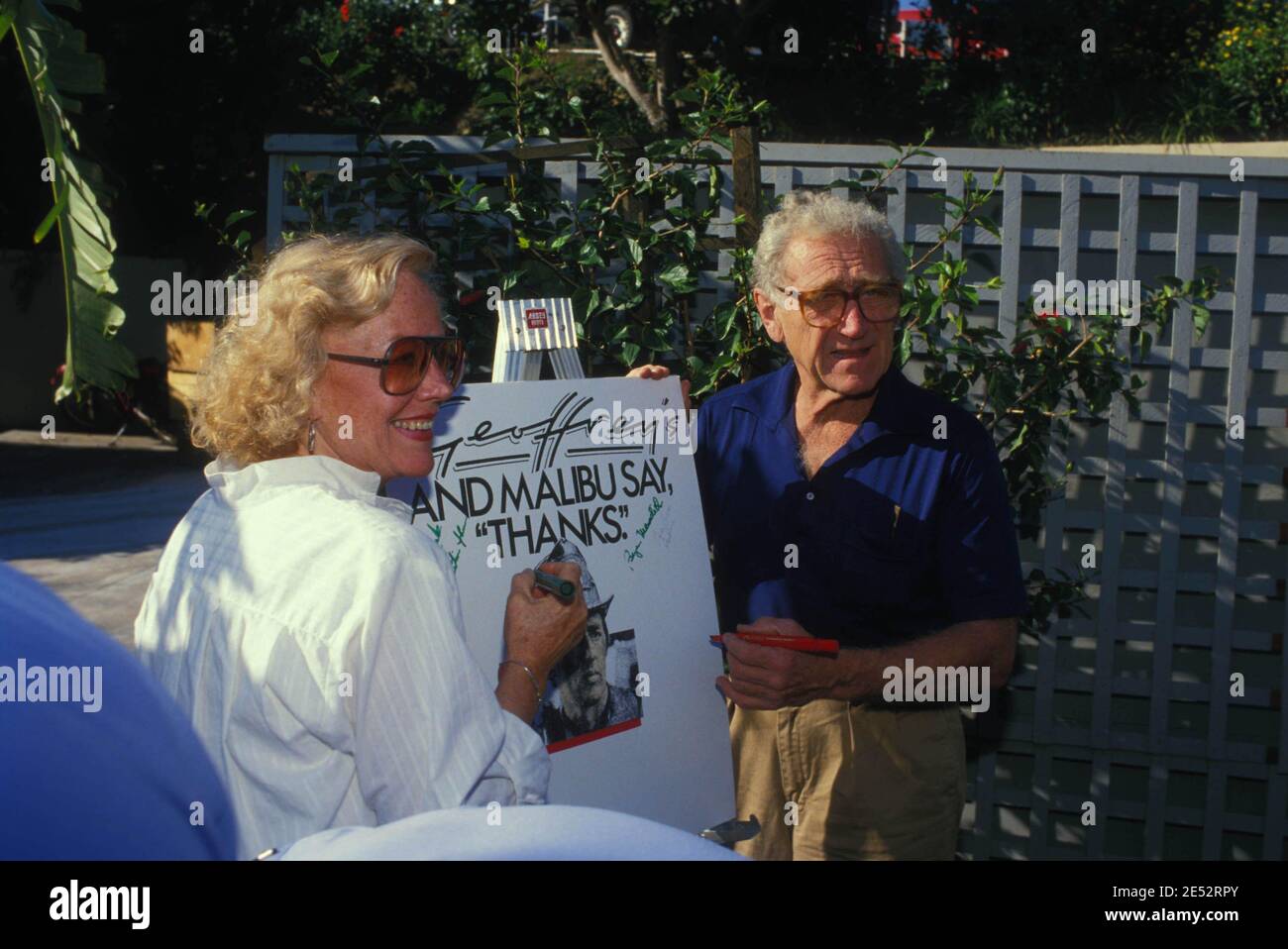 James Whitmore And Audra Lindley  Credit: Ralph Dominguez/MediaPunch Stock Photo