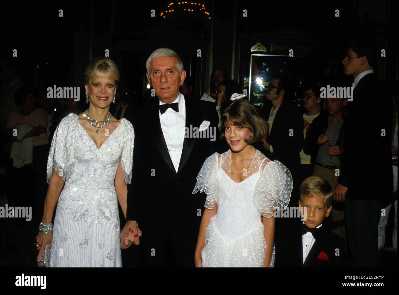 Aaron Spelling, Candy Spelling, Tori Spelling  10/22/1985 Credit: Ralph Dominguez/MediaPunch Stock Photo