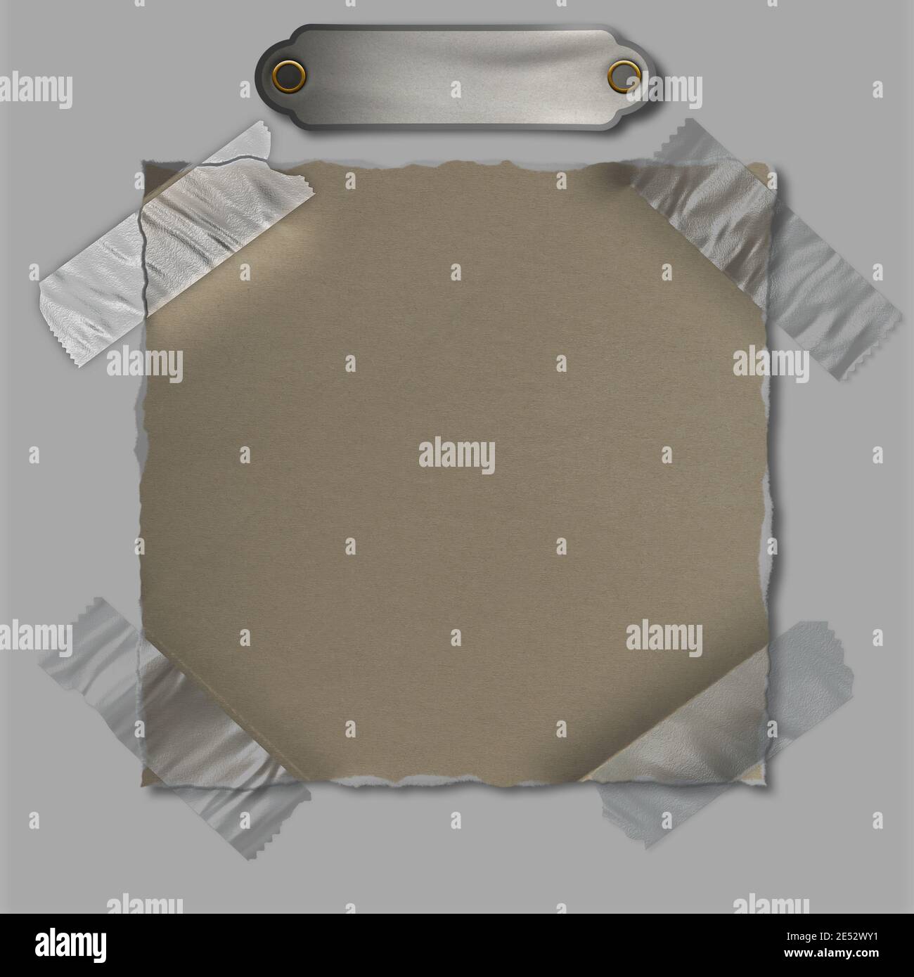 Sealed cardboard adhesive tapes on a white background Stock Photo Alamy