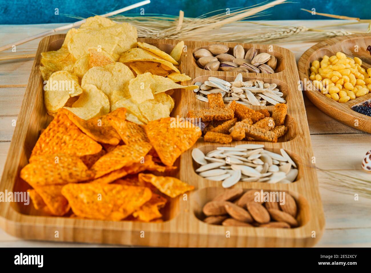 Small Snacks Salt snacks table hi-res stock photography and images - Alamy