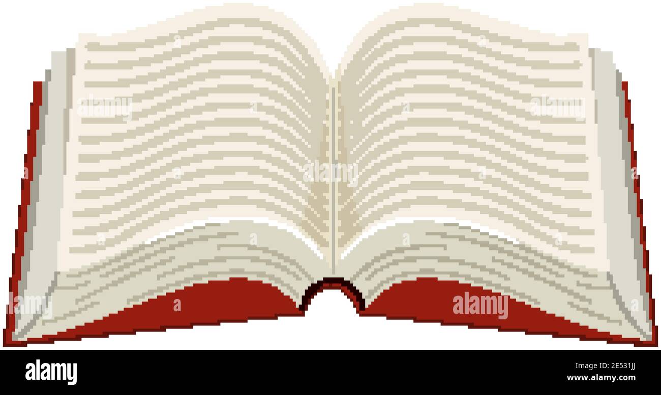 book-on-white-background-illustration-stock-vector-image-art-alamy