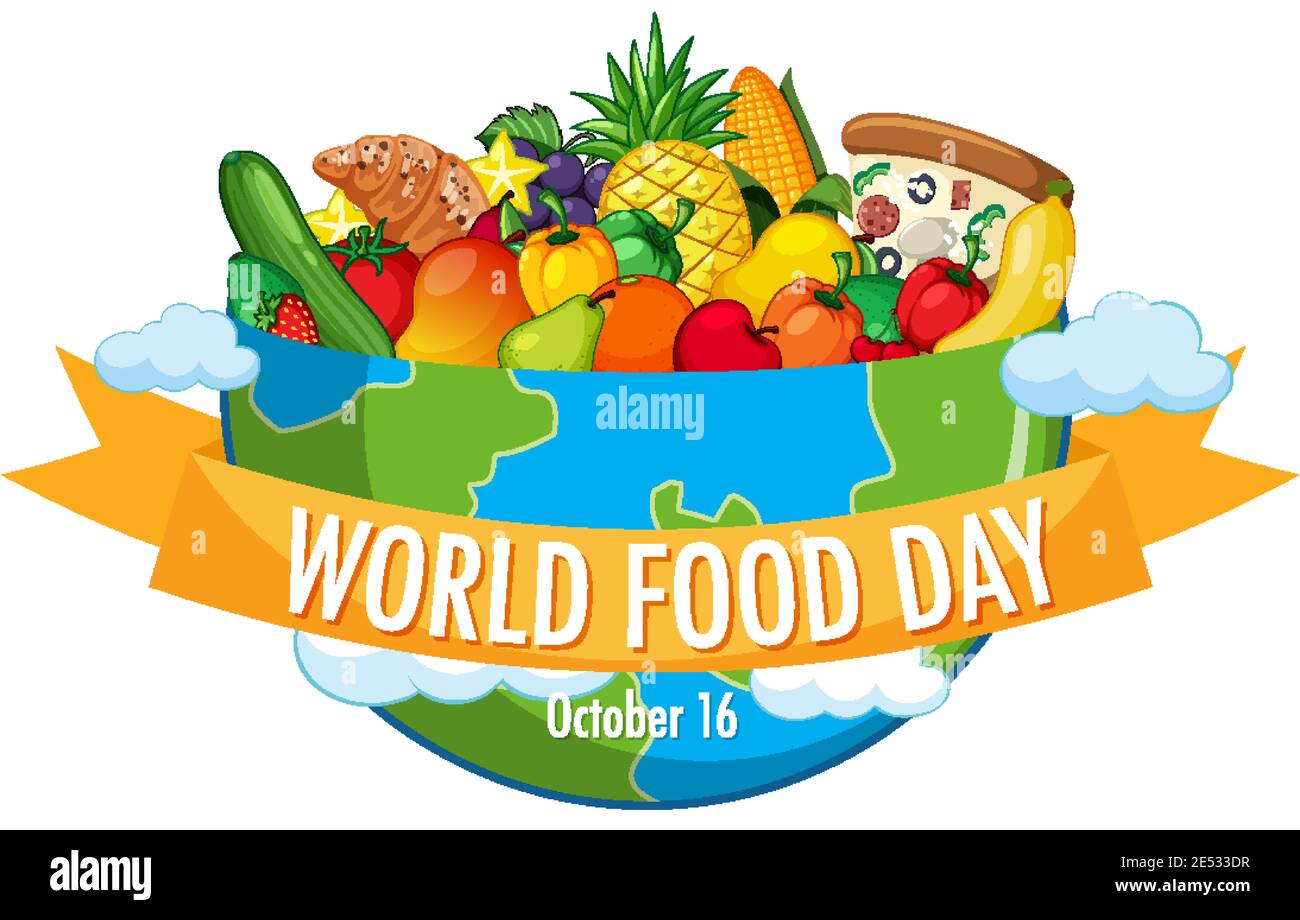 World food day banner illustration Stock Vector Image & Art - Alamy