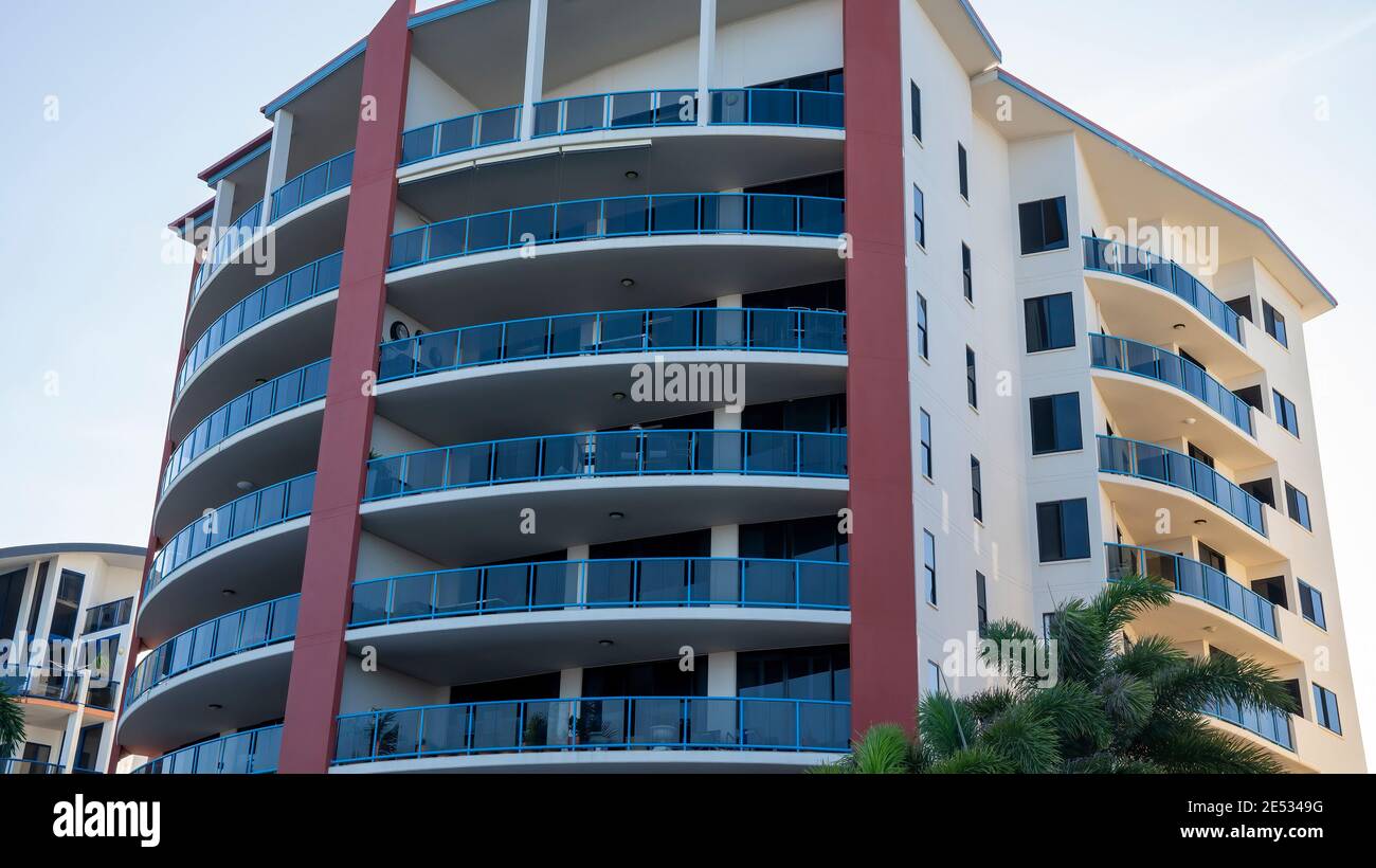 Mackay, Queensland, Australia January 2021 Multi storey high rise luxury