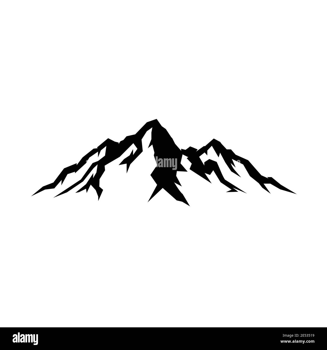 Hill mountain vector image illustration isolated Stock Vector Image & Art Alamy