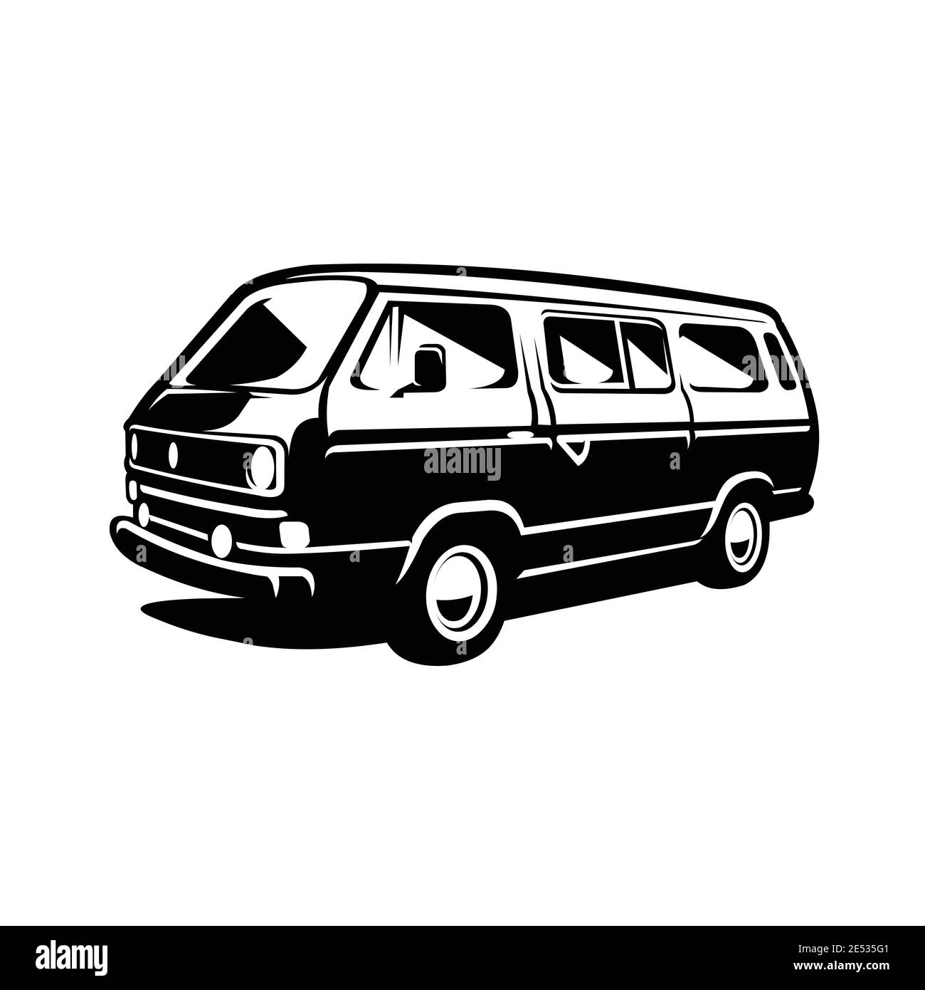 Monochrome van hi-res stock photography and images - Alamy