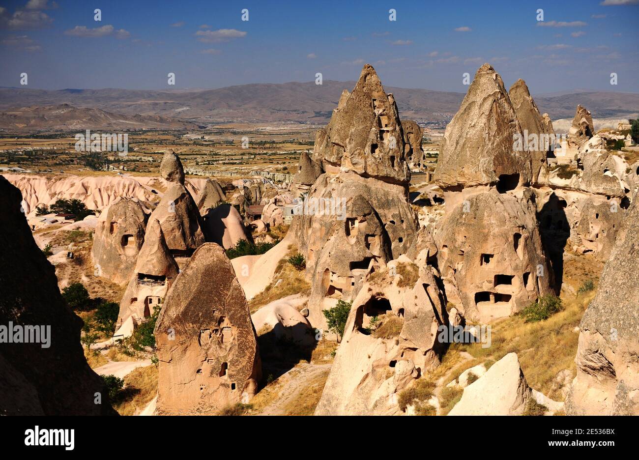 Amazing landscape in Capadocia historical valley, Turkey Stock Photo