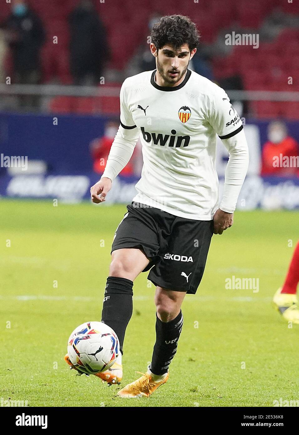 Valencia CF's Goncalo Guedes during La Liga match. Madrid, Spain, January  24, 2021. Photo by Acero/AlterPhotos/ABACAPRESS.COM Stock Photo - Alamy