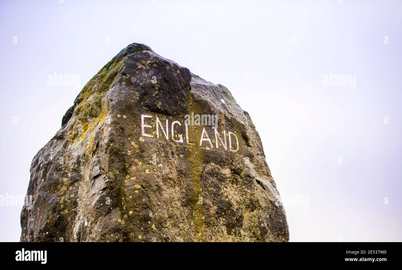 Scotland england border hi-res stock photography and images - Alamy