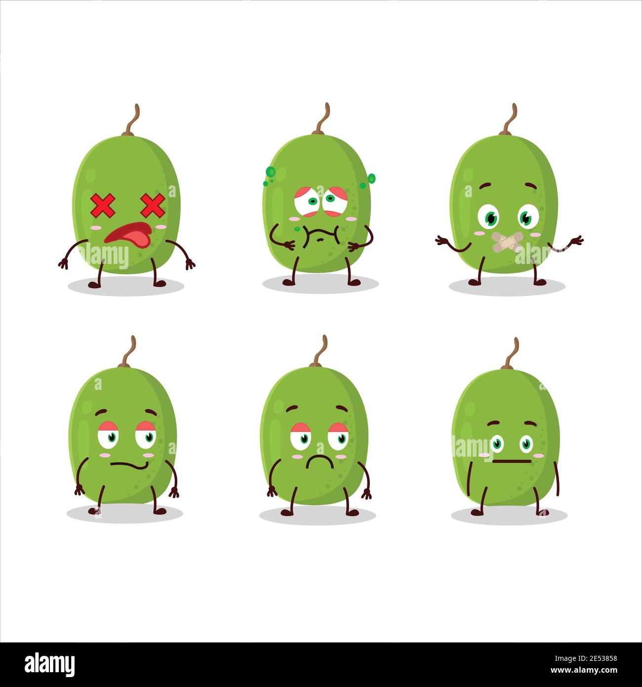 Ambarella cartoon in character with nope expression. Vector ...