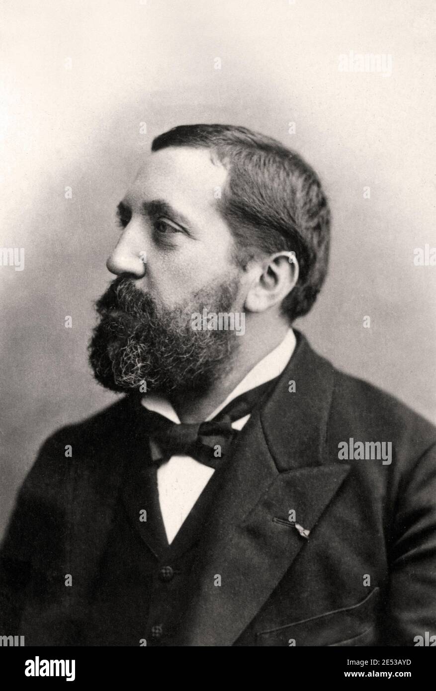 Emile Louis Fortune Pessard (1843 – 1917) was a French composer Stock Photo