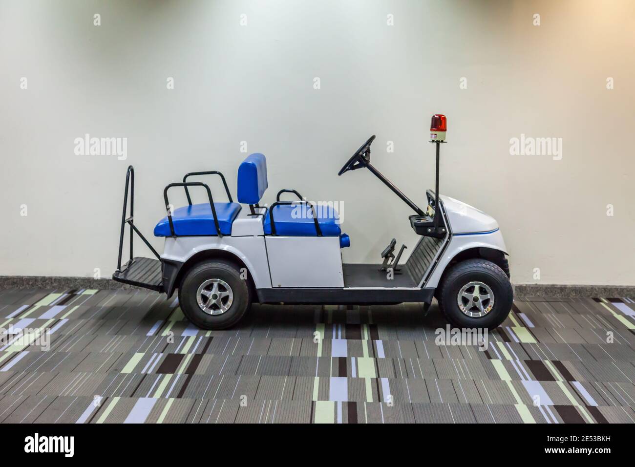 Electric Golf cart at the airport Stock Photo Alamy