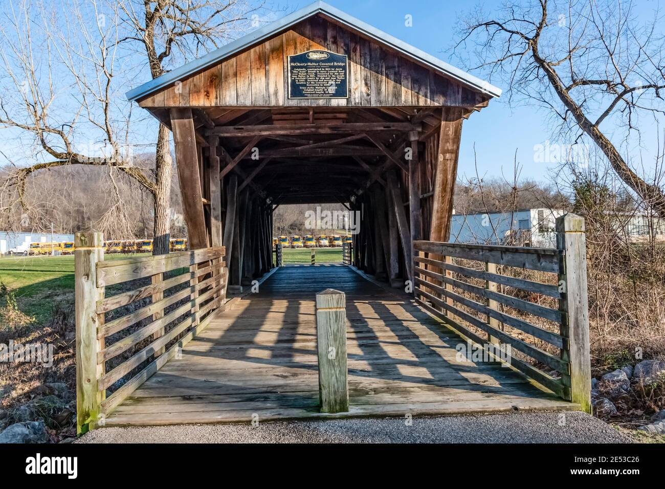 Lancaster, Ohio/USAJanuary 5, 2019 Front view of the historic