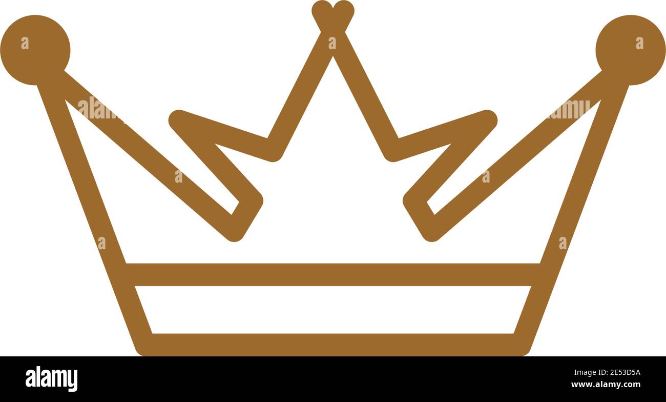 Luxury crown icon logo design inspiration vector template Stock Vector ...