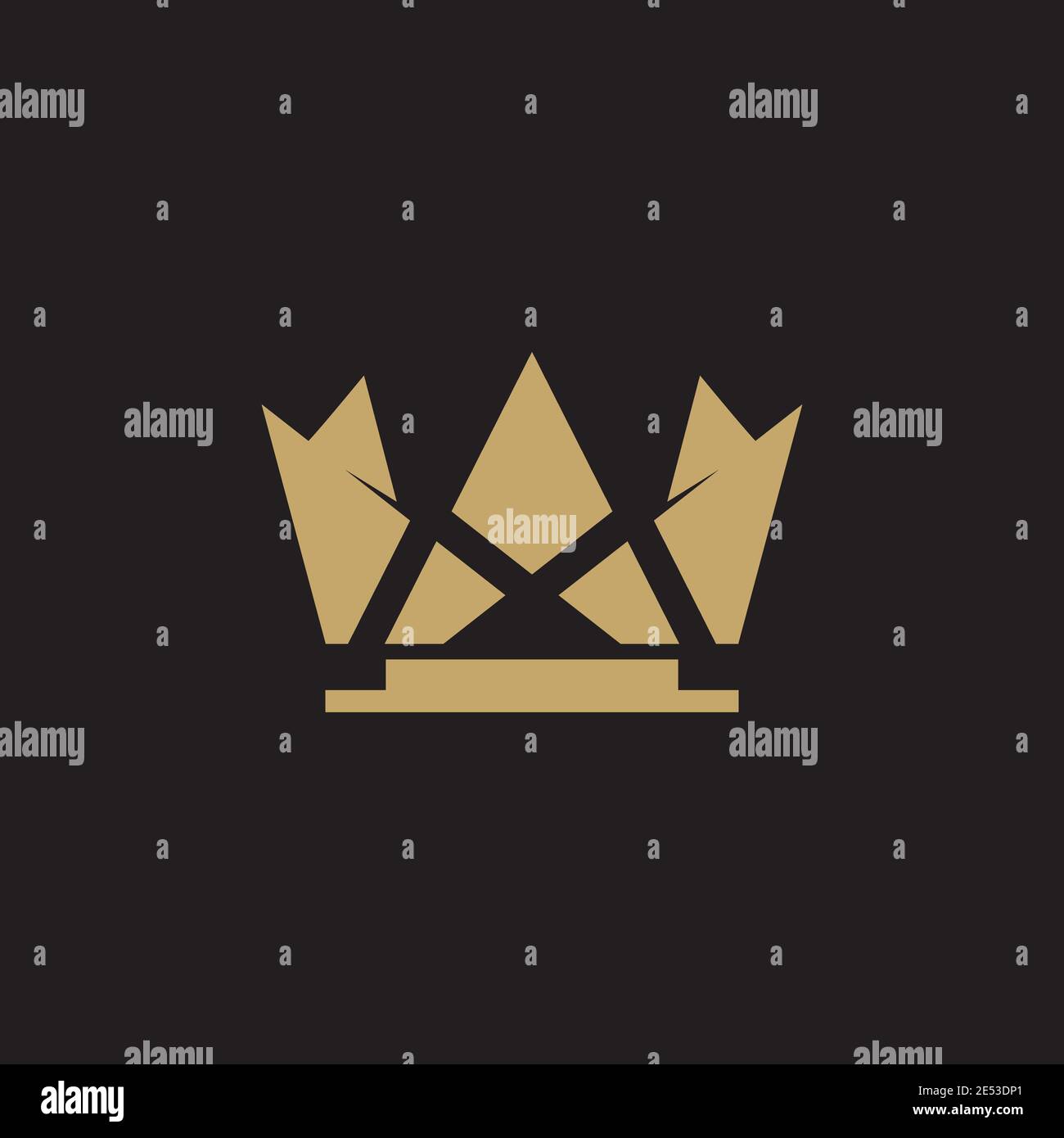 Luxury crown icon logo design inspiration vector template Stock Vector ...