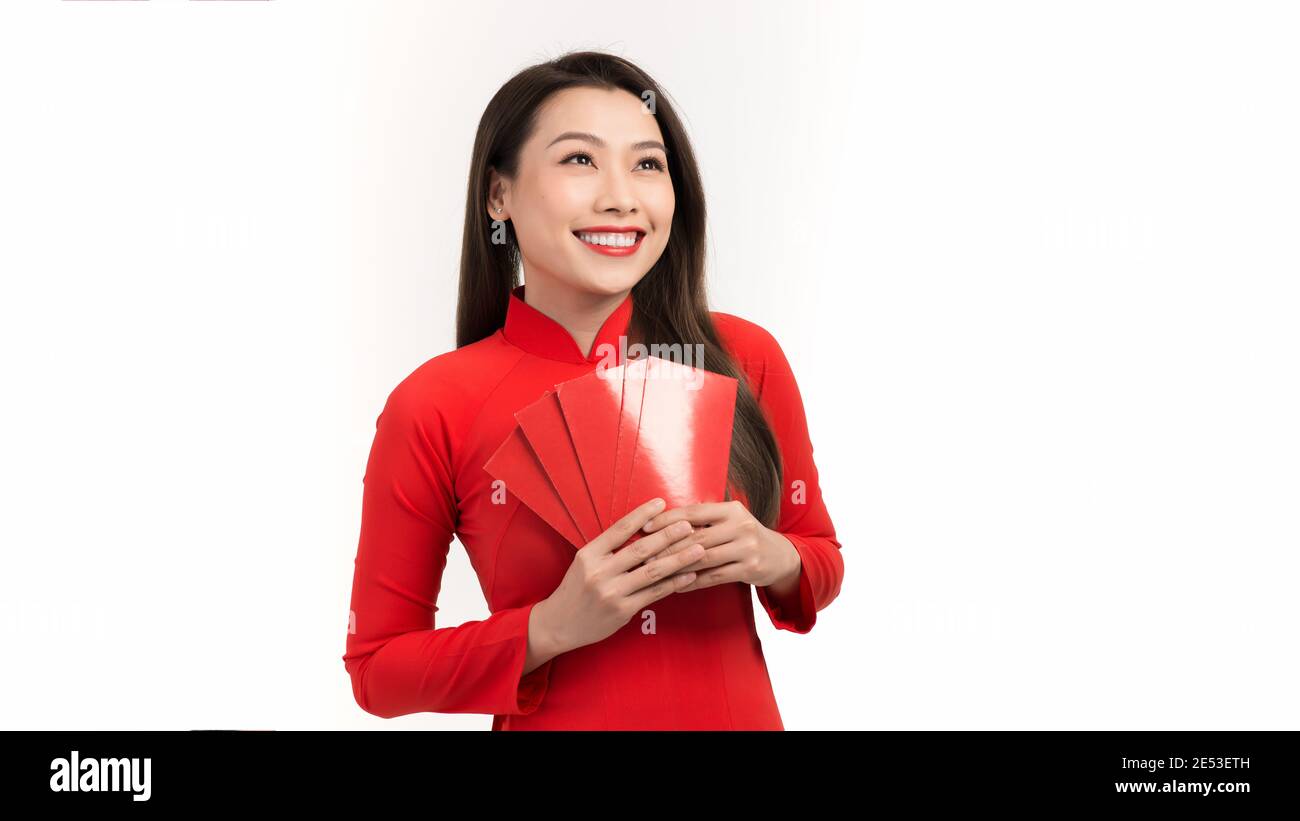 Happy rich asian woman hi-res stock photography and images - Alamy