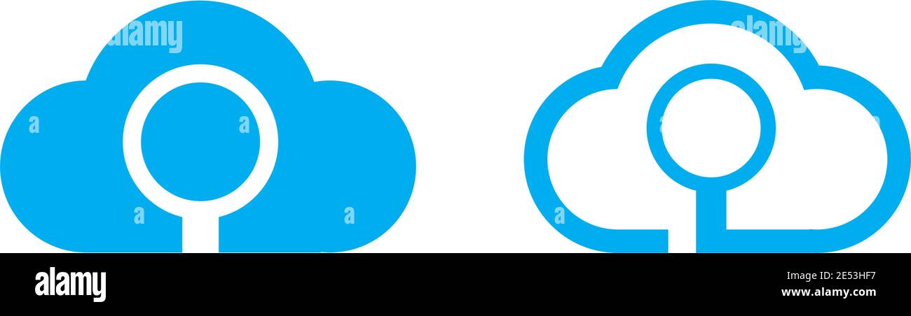 cloud technology logo vector icon template Stock Vector Image & Art - Alamy