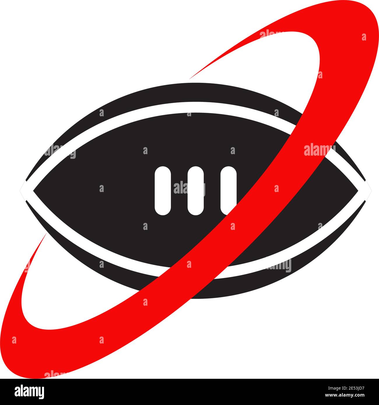 Rugby sport logo design inspiration vector template illustration Stock ...