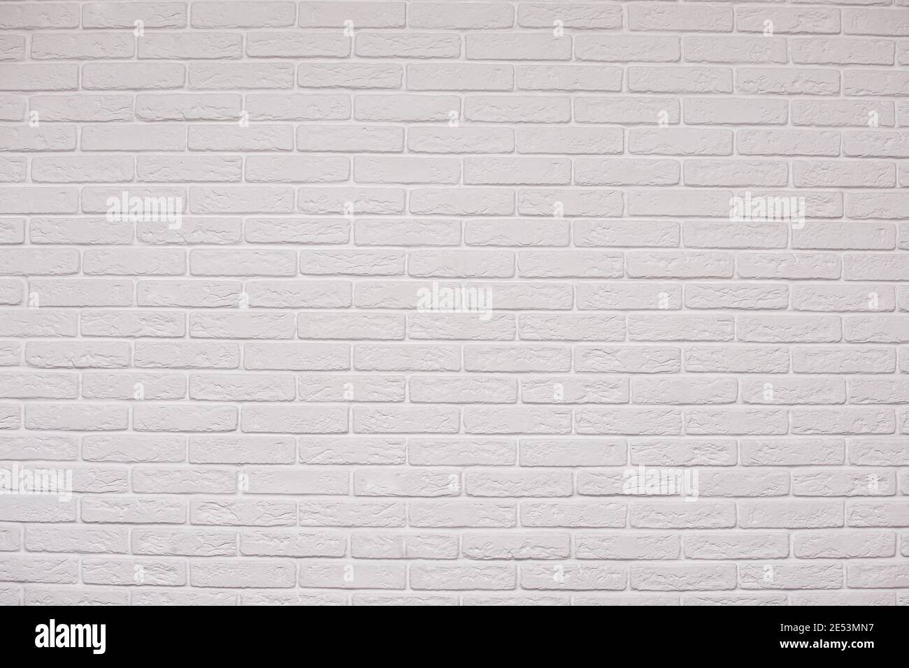 white brick wall texture for pattern background. copy space Stock Photo ...