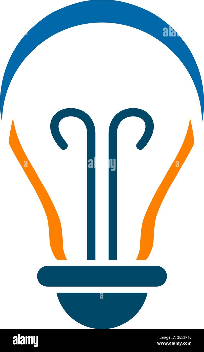 lamp lightbulb logo design inspiration vector icon template Stock ...