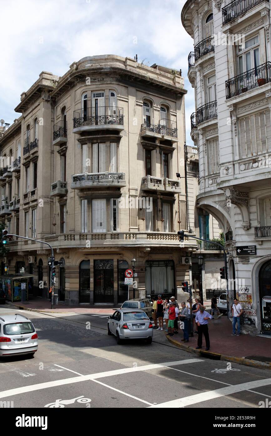 Old Building, at 0563 Avenida Frederico Lacroze, Buenos Aires, Argentina 26th Jan 2016 Stock Photo