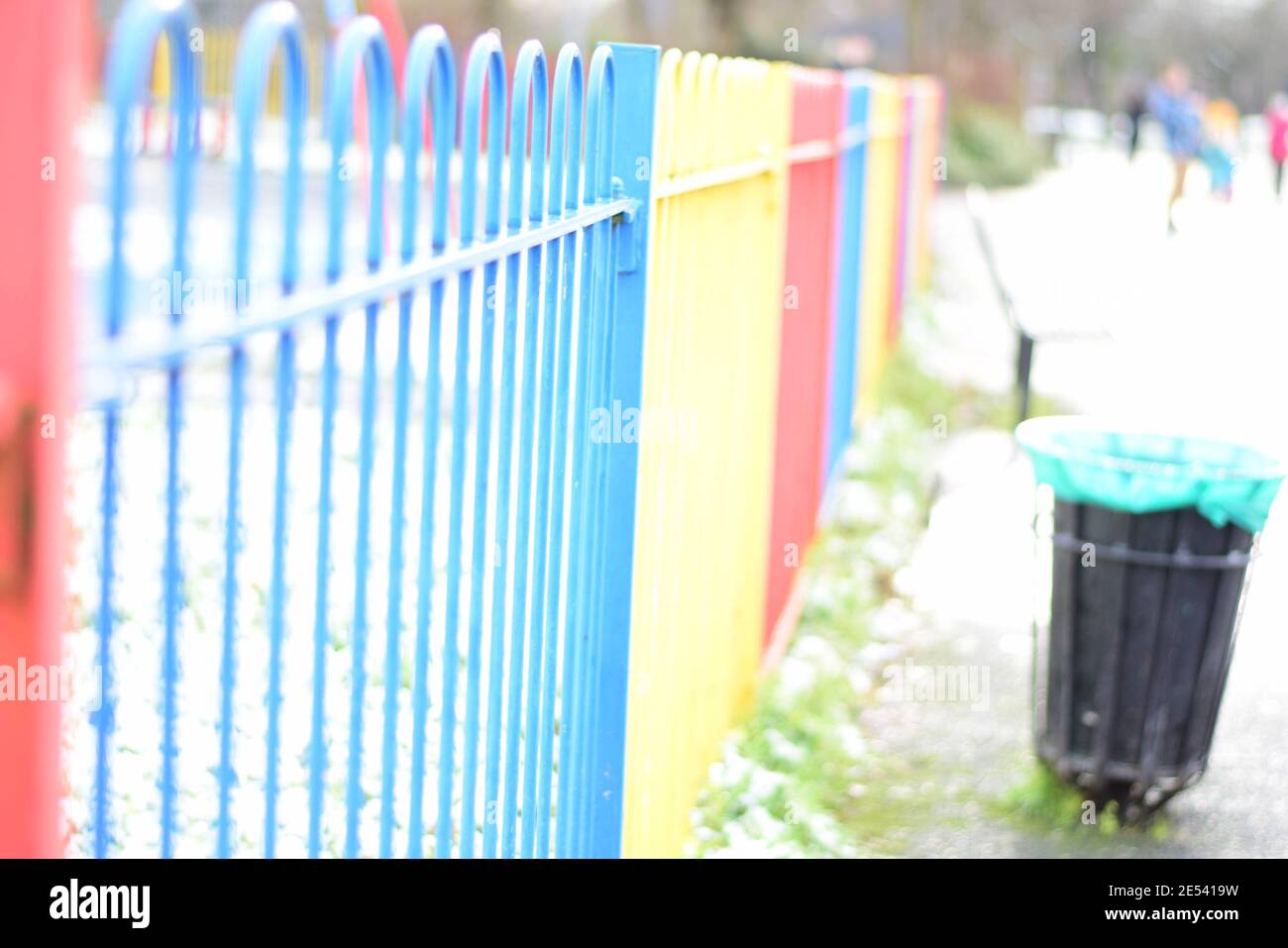 Playground rails Stock Photo Alamy