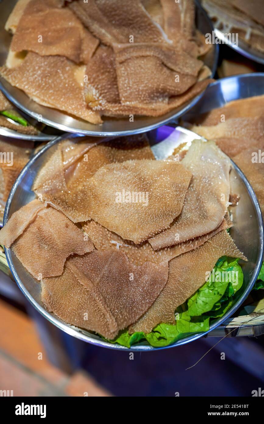 Fresh hot pot dishes, fresh tripe and beef tripe Stock Photo Alamy