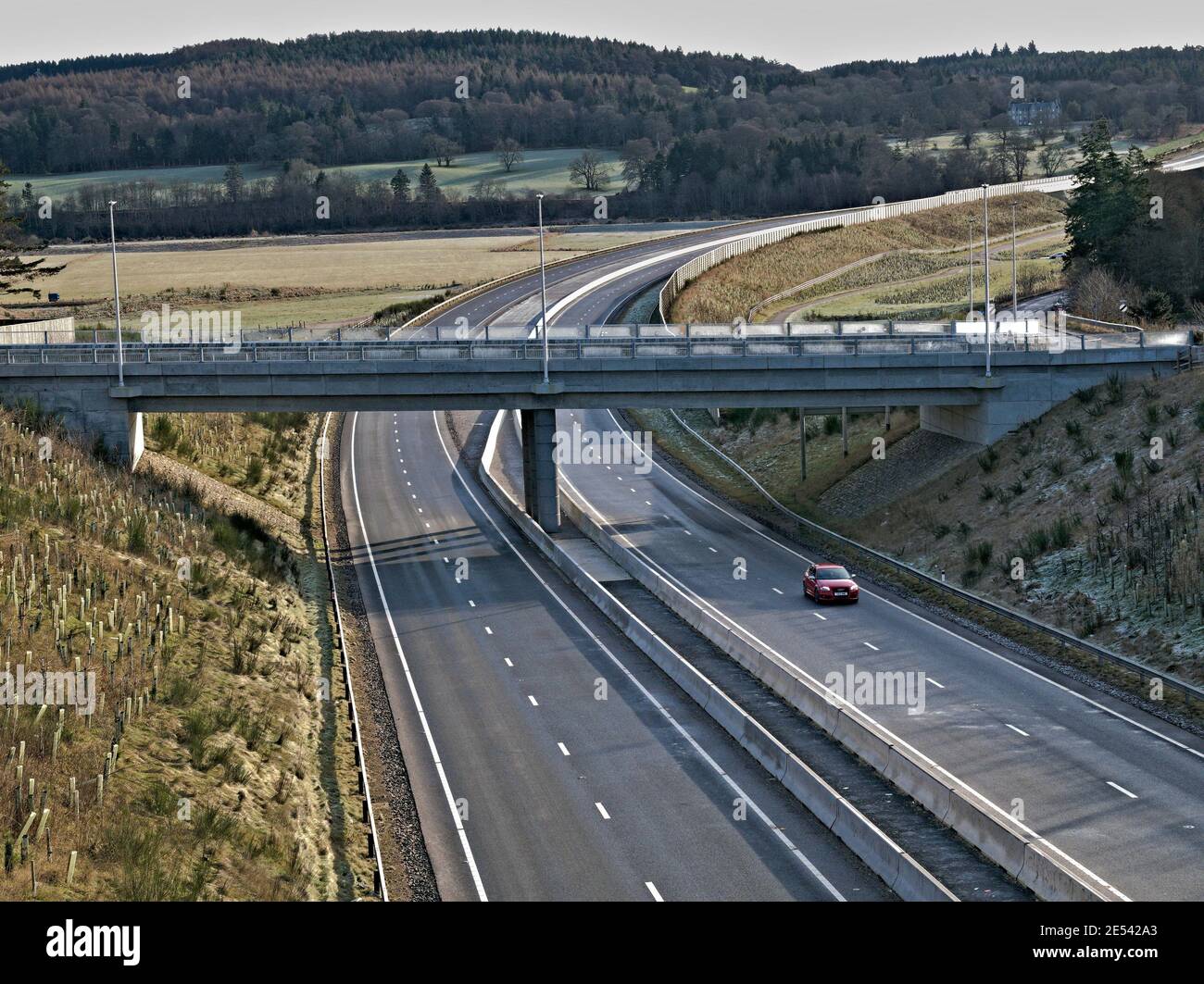 Aberdeen Bypass looking South Stock Photo Alamy