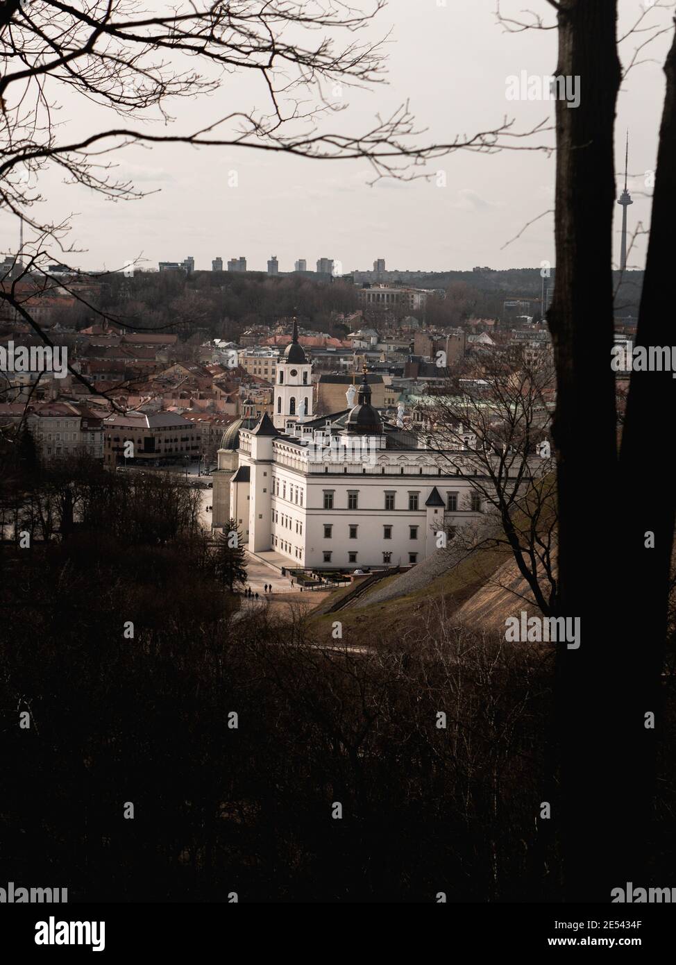 The palace of grand dukes of Lithuania, Vilnius city. Stock Photo