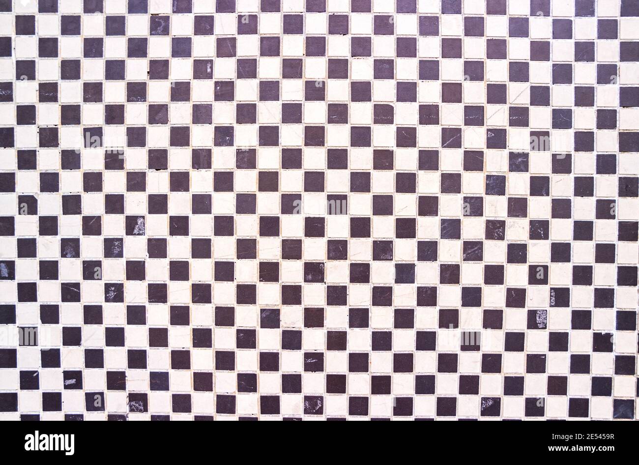 black and white checkerboard background texture Stock Photo