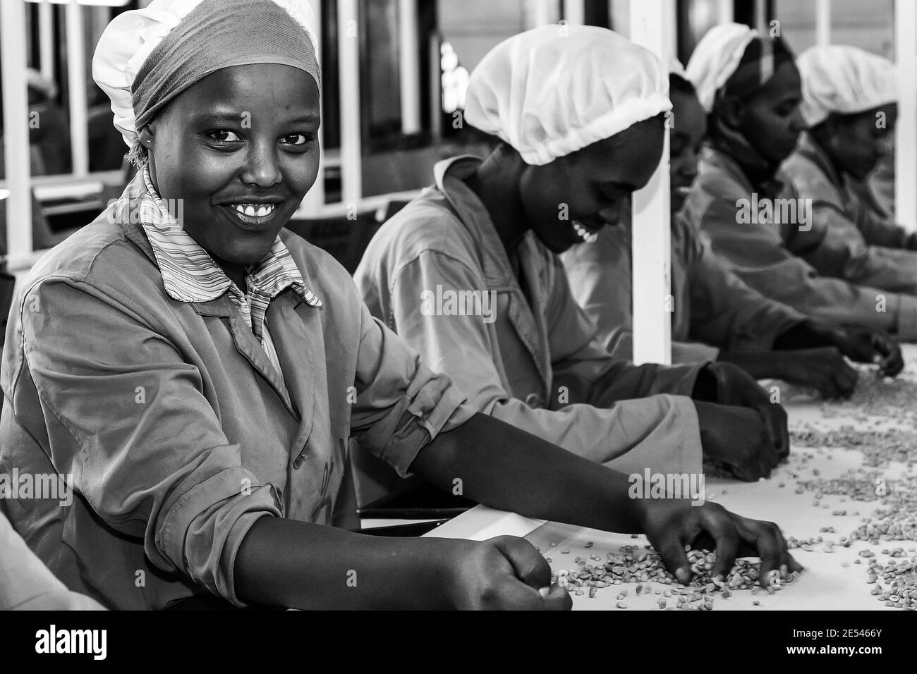 Coffee processing machine Black and White Stock Photos & Images Alamy