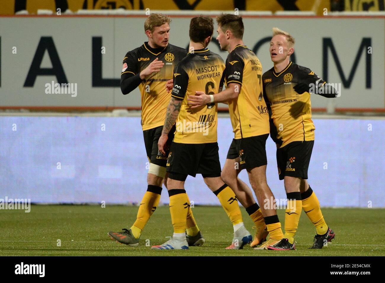 KERKRADE, NETHERLANDS - JANUARY 24: Patrick PflŸcke of Roda JC (rechts ...