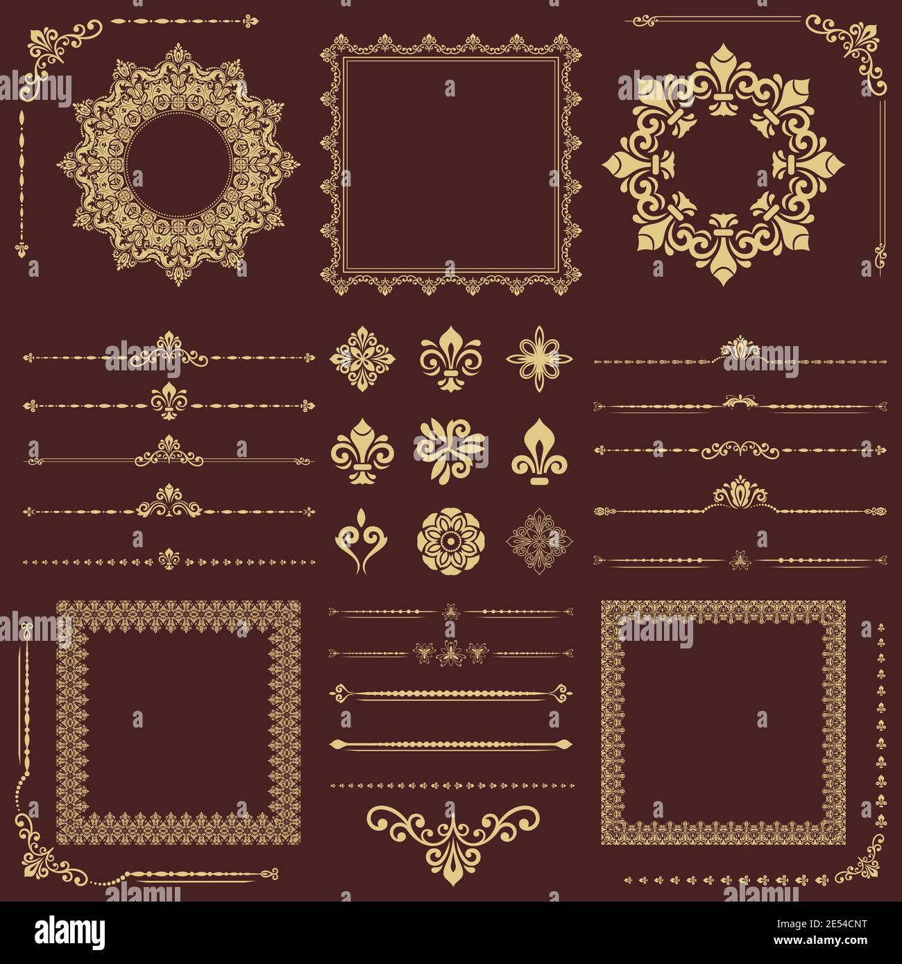 Vintage Set of Patterns Stock Vector