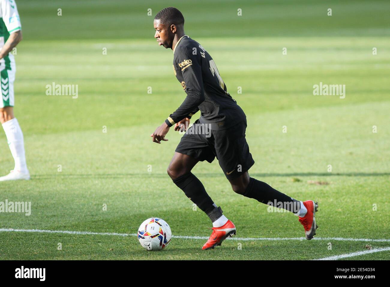 Ousmane Dembele of FC Barcelona during the Spanish championship La Liga  football match between Elche CF and FC Barcelona on January 24, / LM Stock  Photo - Alamy