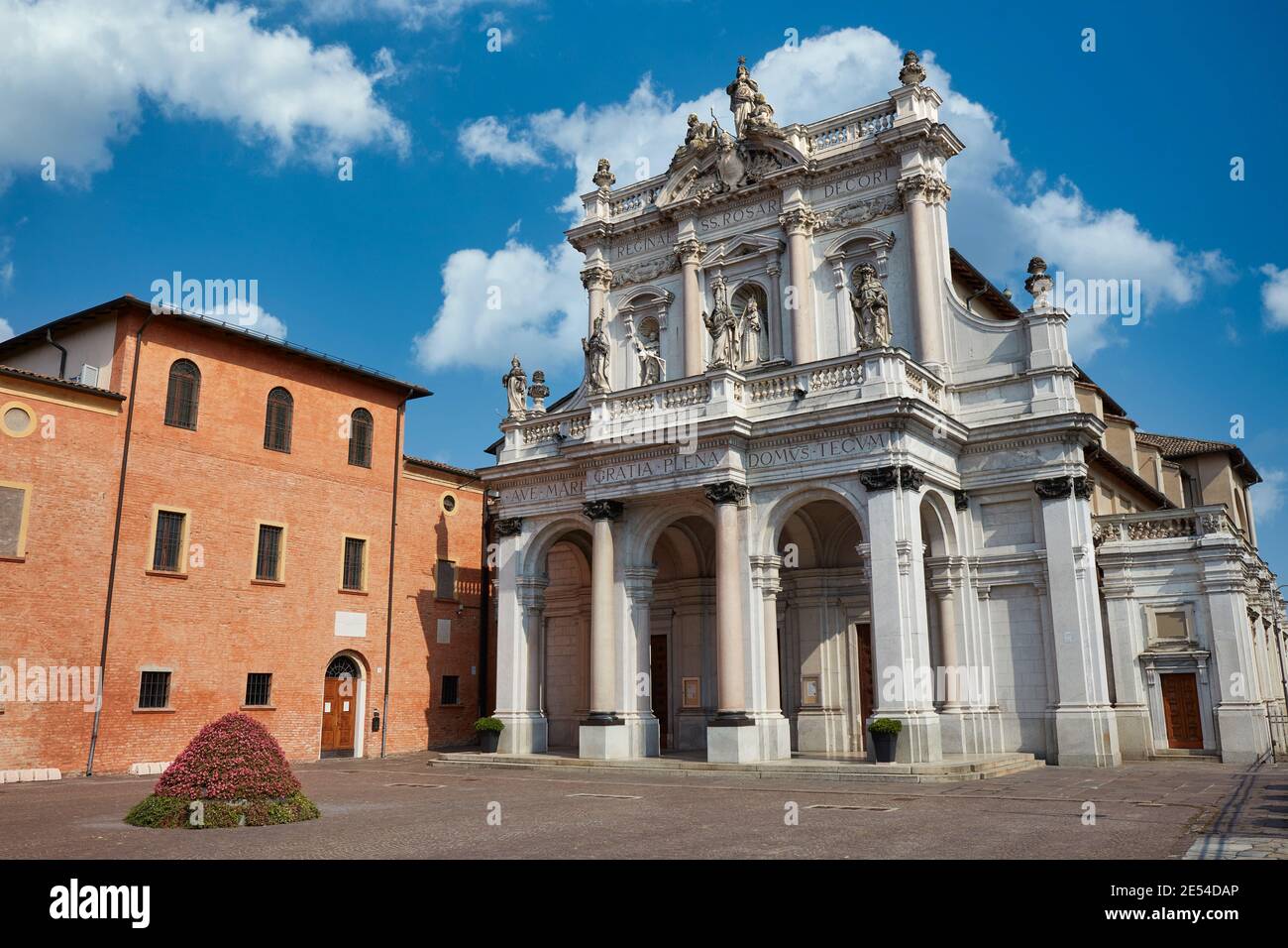 Sanctuary of the Blessed Virgin of the Rosary, minor basilica in Fontanellato, Parma. Stock Photo