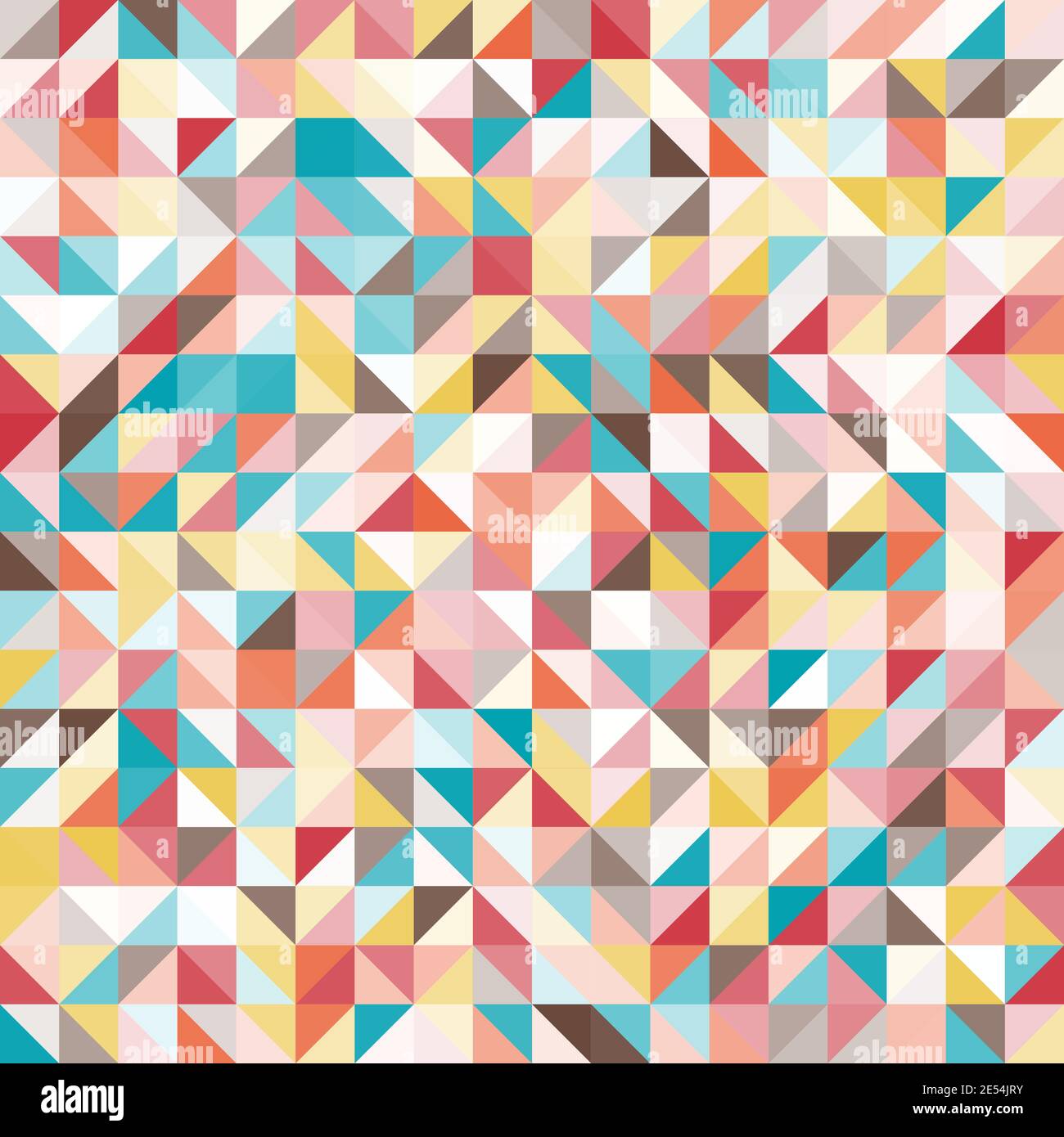 Colorful geometric pattern. Triangle surface textures. Low poly design. Stock Vector