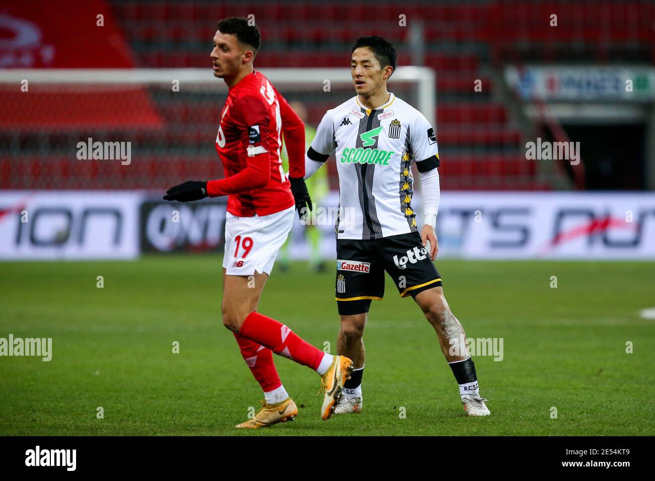 LIEGE, BELGIUM JANUARY 24 Ryota Morioka of Sporting Charleroi during