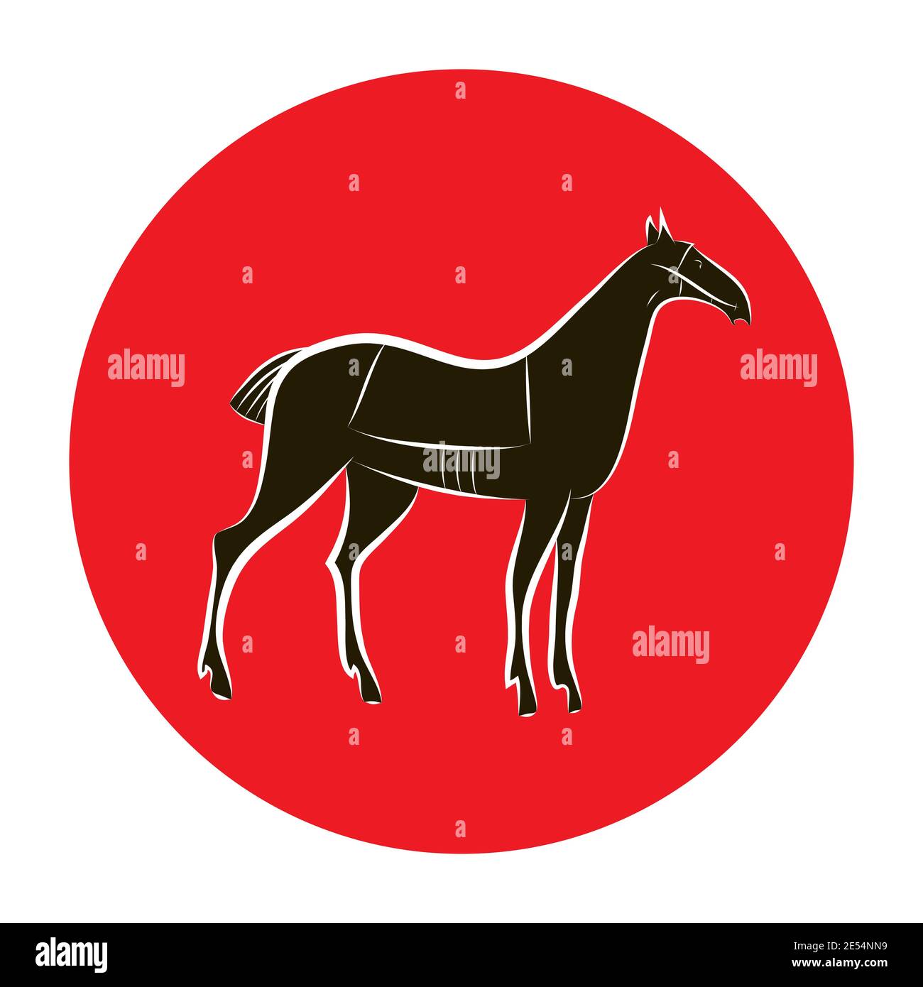 Riding Stables Vector Vectors Cut Out Stock Images & Pictures - Alamy