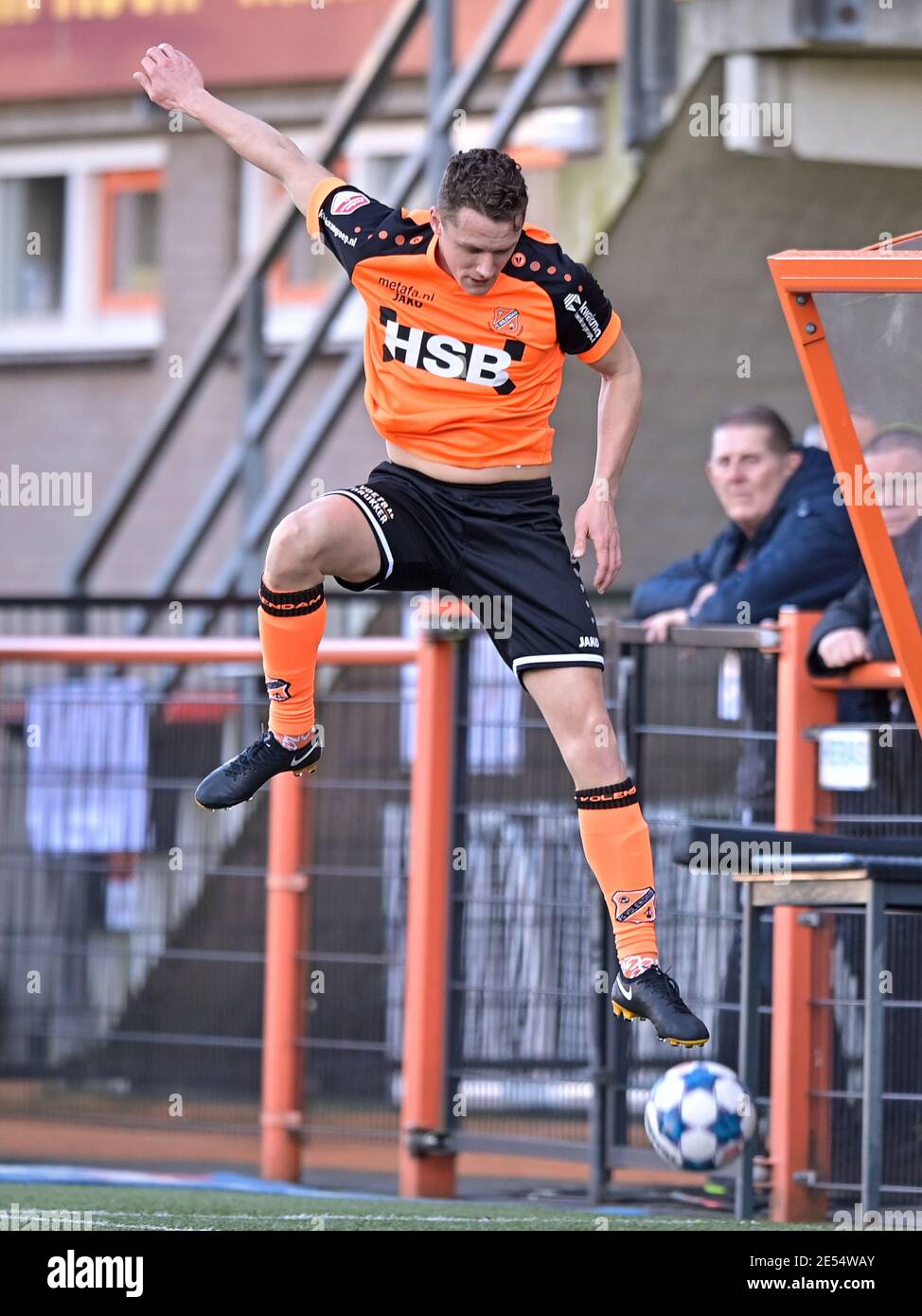 VOLENDAM, NETHERLANDS - JANUARY 24: Martijn Kaars of FC Volendam during the  Dutch Keukenkampioendivision match between FC Volendam and De Graafschap a  Stock Photo - Alamy