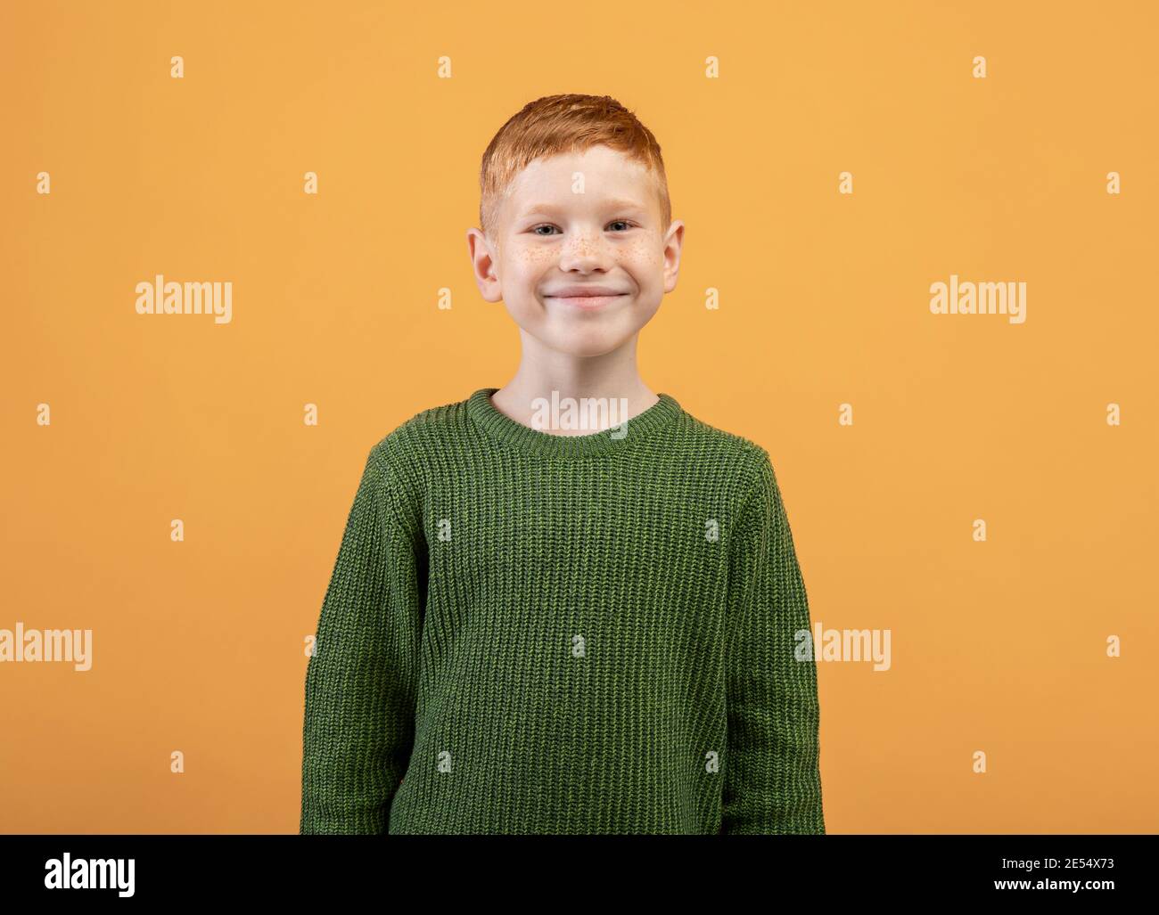 Happy teenager boy ginger hi-res stock photography and images - Alamy