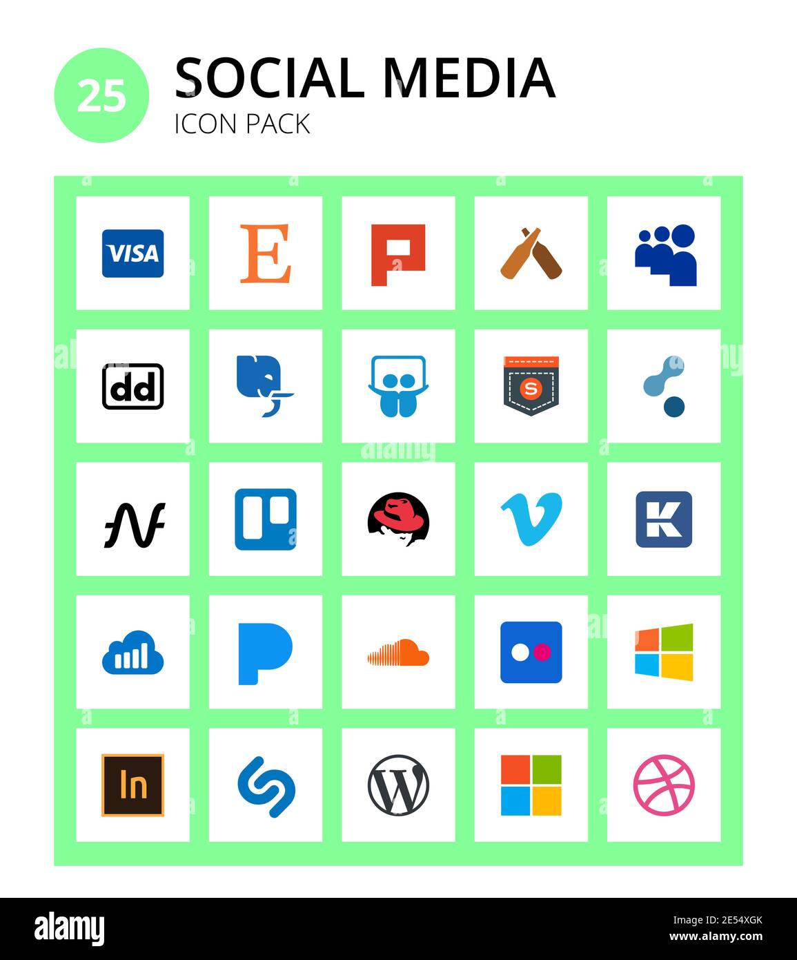 Trello - Free social media icons