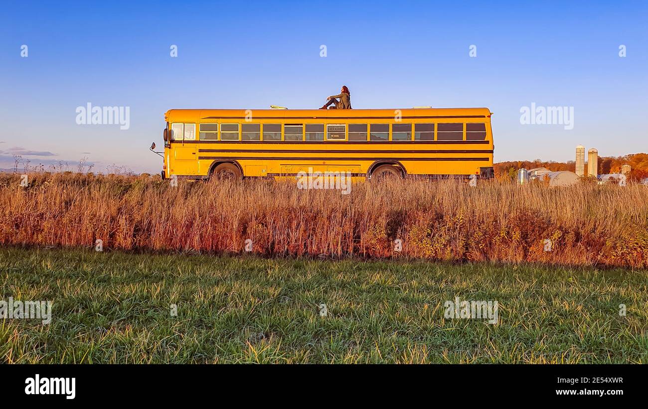 Sitting On Top Of A Bus High Resolution Stock Photography and Images ...