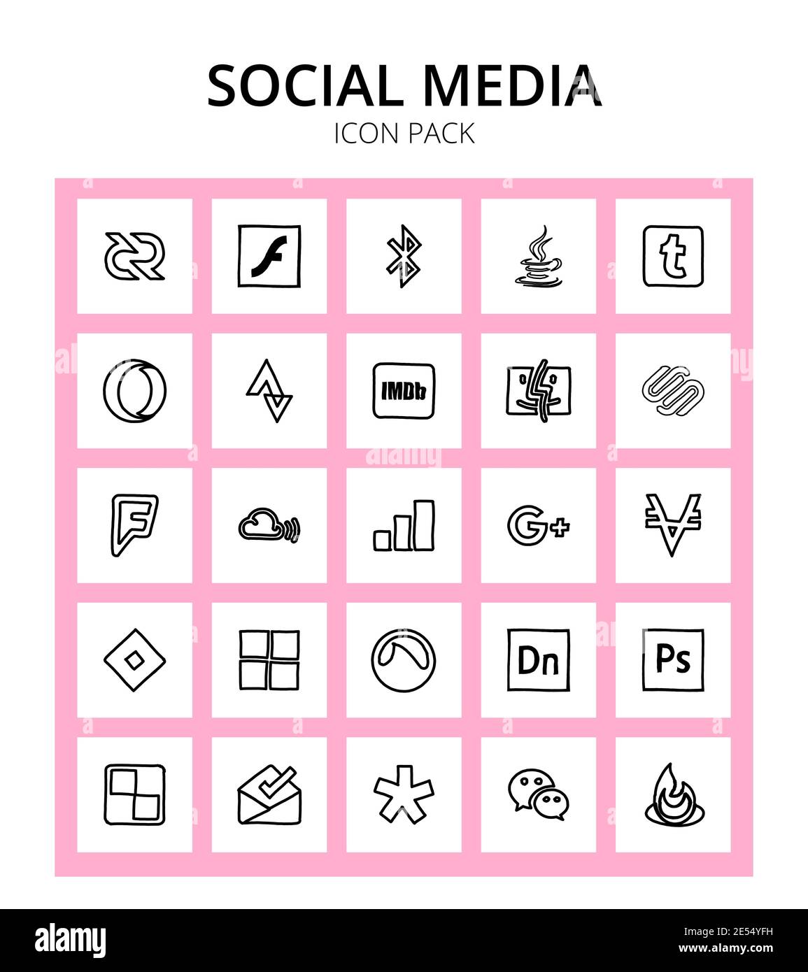 Foursquare - Free social media icons