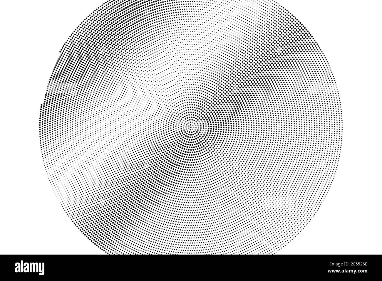 Black and white vector halftone. Subtle halftone digital texture. Faded dotted gradient. Comic effect overlay. Retro dot pattern on transparent back. Stock Vector