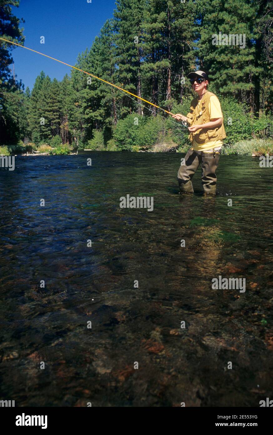 Fly fishing, Metolius Wild & Scenic River, Deschutes National Forest