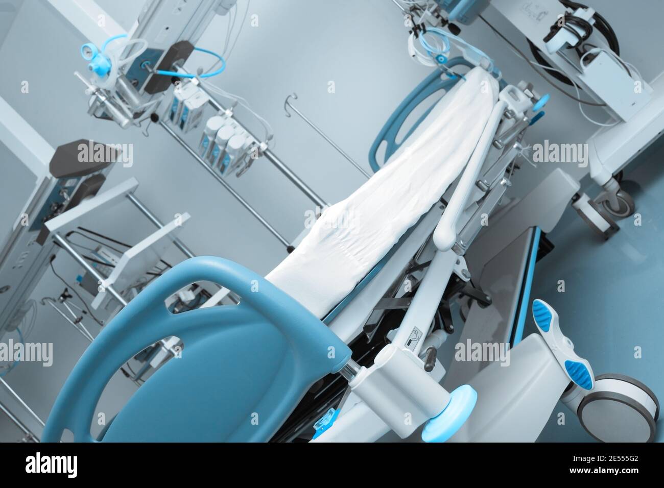 Hospital room with modern equipment. Stock Photo