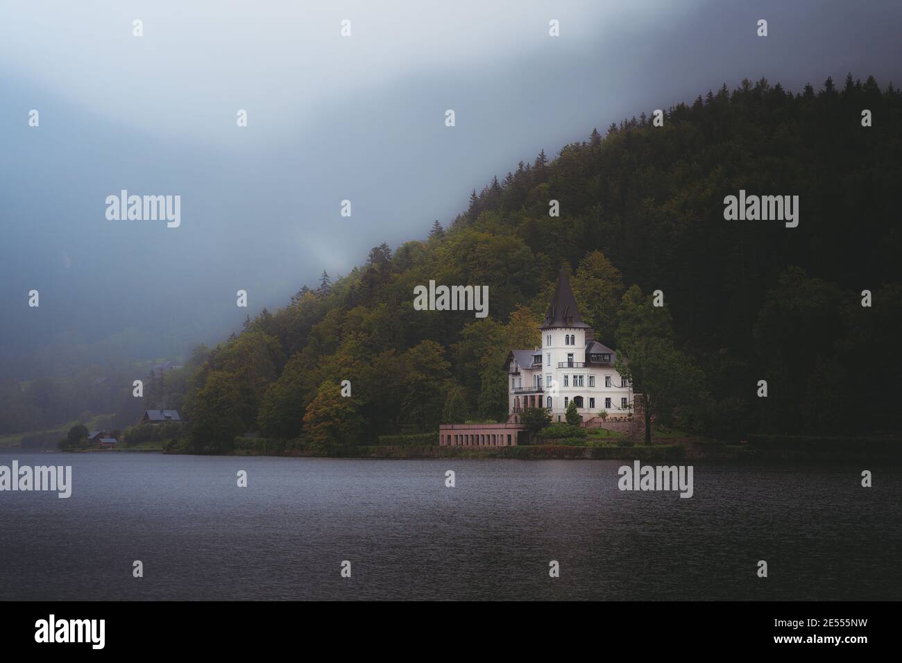 Fresh water lake in Austria. Stock Photo