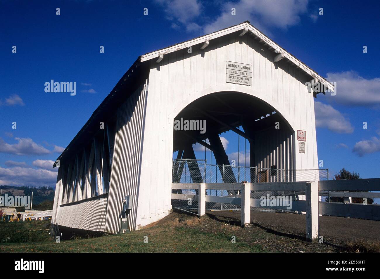 Weddle Bridge, Sweet Home, Oregon Stock Photo Alamy