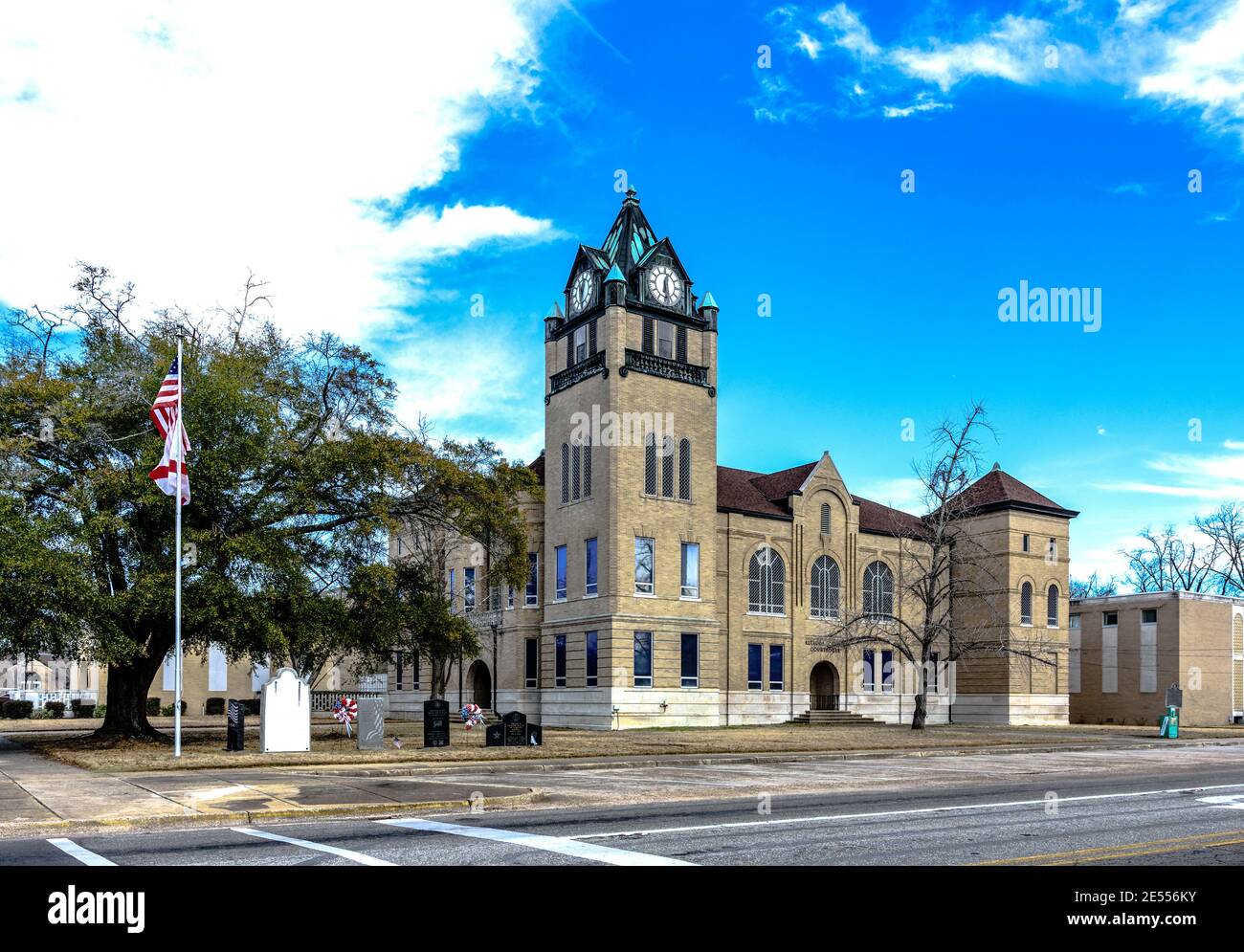 Prattville, Alabama, USA January 28, 2017 Landscape view of the