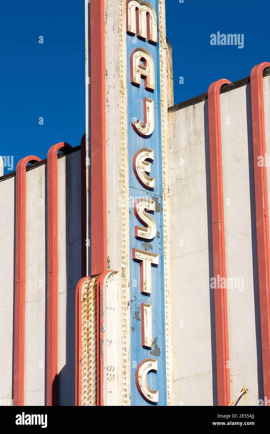 Streator, Illinois / United States January 20th, 2021 The abandoned